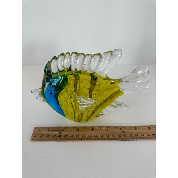 Glass Angelfish Table Home Decor by San Pacific International - Picture 3 of 7